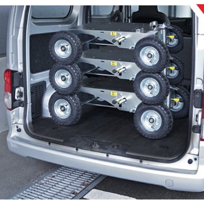 Balon mobil de iluminare constructii 800W - 110.000 lumeni – 3,2 m inaltime - cu carucior